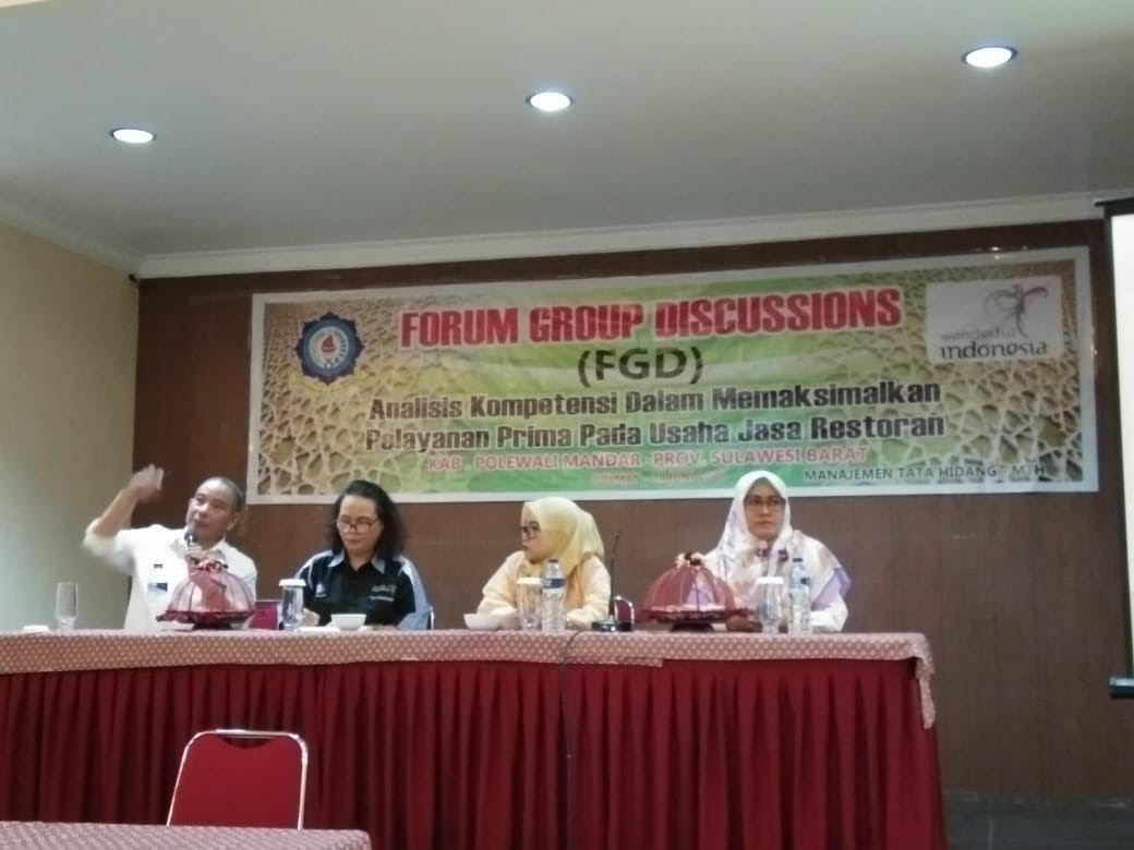 Politekhnik Pariwisata Makassar Gelar FGD di Polman 290619-FGD