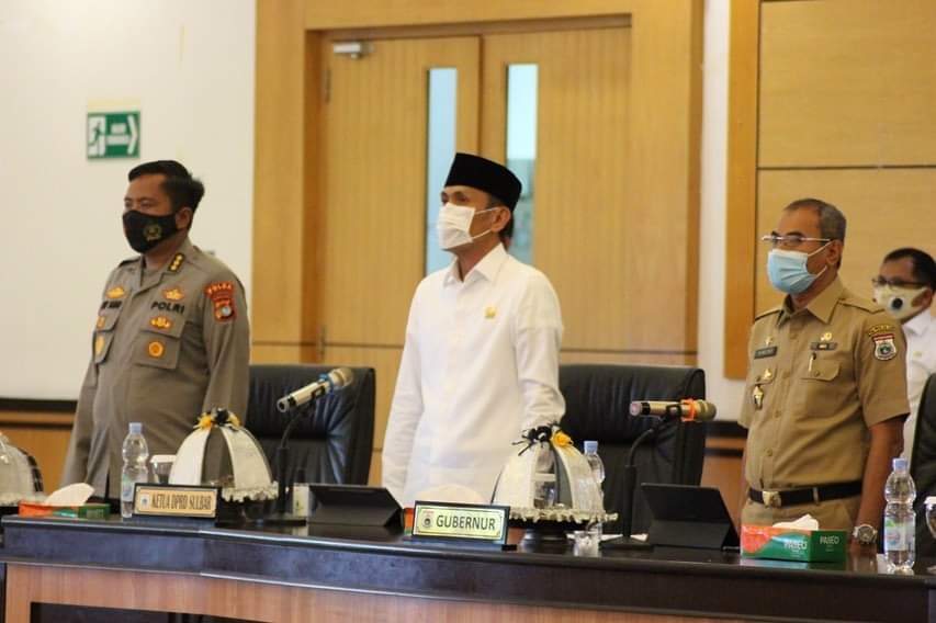 Usman Suhuriah Hadiri Rakor Forkopimda 011020-Rakor Pilkada Serentak