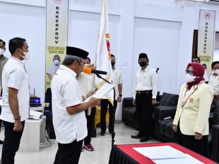 Sakinah Resmi Ketua KONI Polman, Gantikan almarhum Abubakar