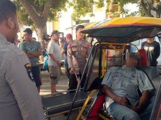 Pria Ditemukan Meninggal di Atas Bentor Parkir di Polman, Polisi Duga Karena Sakit