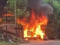 Sebuah Warung Ludes Terbakar di Batulaya Polman, Ibu dan Anak Terluka