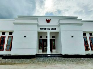 Melihat Kemegahan Kantor Desa Kurma di Polman, Mirip Istana Dijuluki Gedung Putih