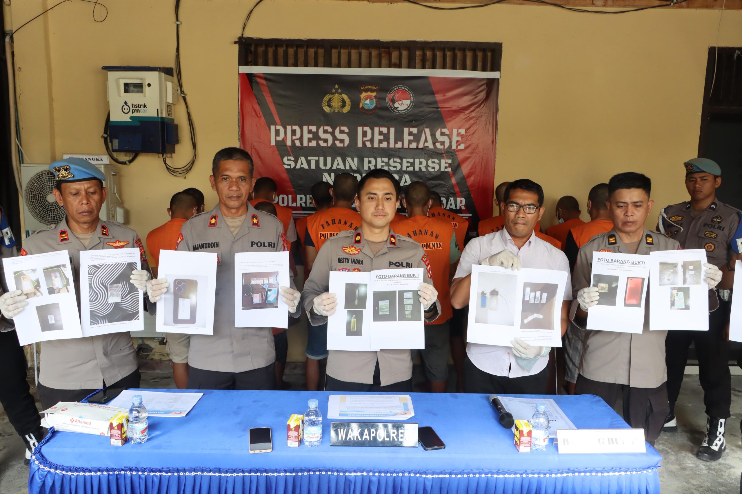 4 Pengedar Sabu Tertangkap saat Operasi Antik Marano di Polman