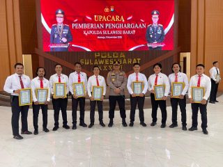 29 Personel Polres Polman Dapat Penghargaan usai Ungkap Kasus Penembakan Tewaskan Warga