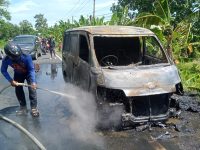Mobil Kas Bank BNI Hangus Terbakar di Polman, Uang Tunai Ludes Rp 4,6 Miliar