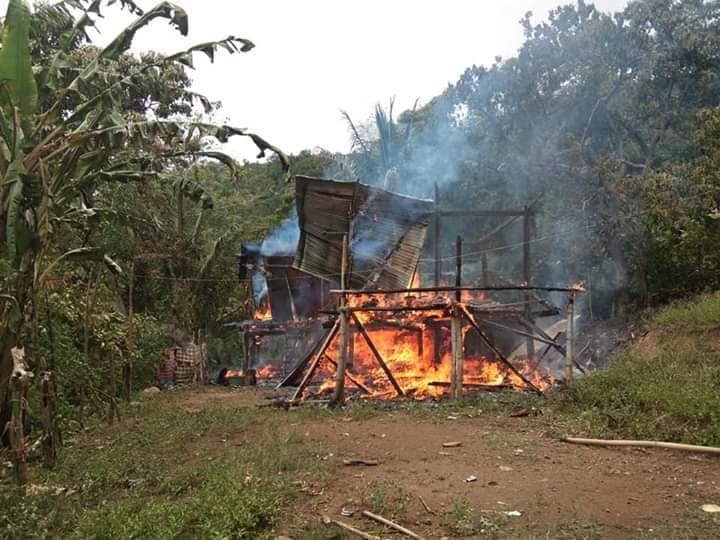 Akibat Bara Pada Tungku Masak, 1 Rumah Warga di Desa Kaleok Rata Dengan Tanah