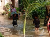 Puluhan Rumah di Segerang Terendam Banjir Luapan Sungai Maloso