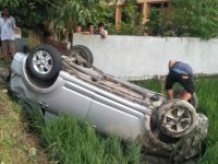 Kecelakaan di Binuang,  Pengendara Motor Tewas Ditabrak Mobil