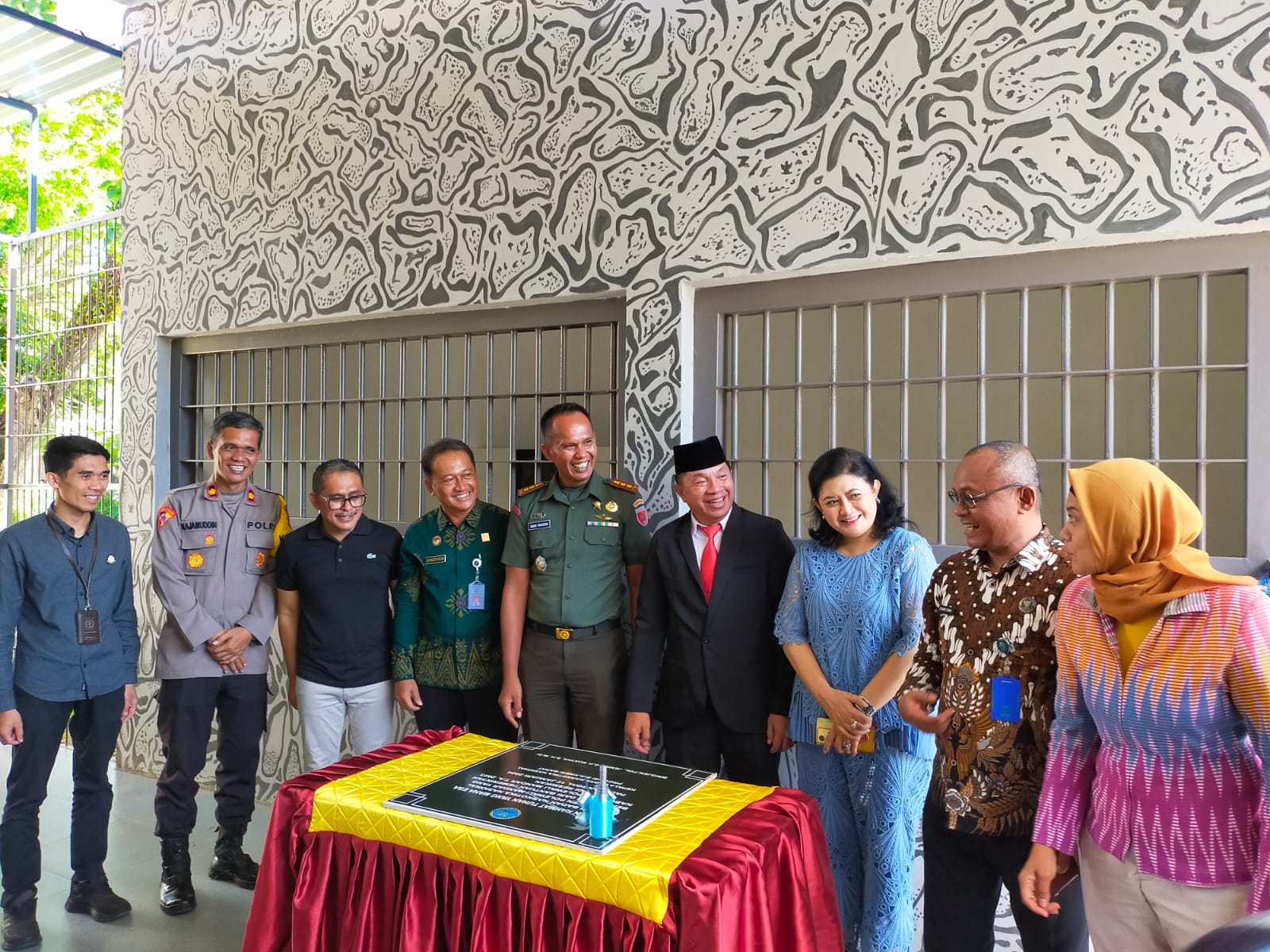 Kabag Ops Kompol Nadjamuddin Hadiri Peresmian Rutan BNNK Polman 120124-Resmikan Rutan