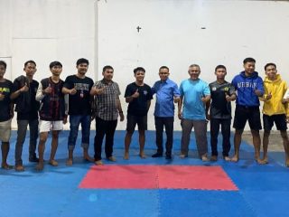 Bertemu Ketua Perguruan Karate Shiroite di Polman, Aji Assul Janji Maksimalkan Pembinaan Atlet