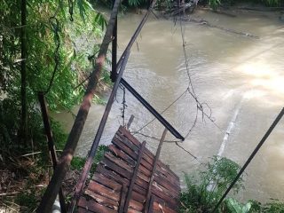 Jembatan Gantung di Tadisi Mamasa Ambruk, Kades Ngaku Tidak Hambat Aktivitas Warga