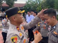 Wakapolres Kompol Kemas Pimpin Kegiatan Gaktiplin Personel Polres Polman