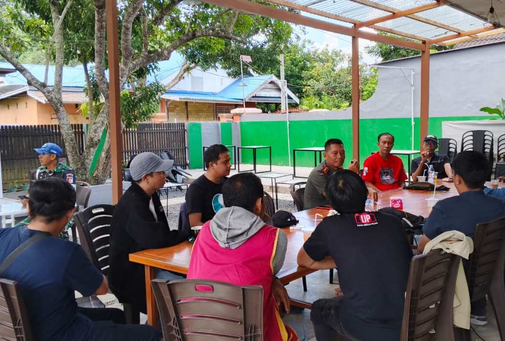 Ngopi Bareng Wartawan, Dandim 1402 Polman Ajak Sinergi Bangun Daerah