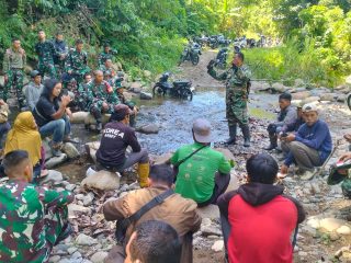 Program TMMD ke-127 Perkuat Akses Menuju Desa Lenggo Polman