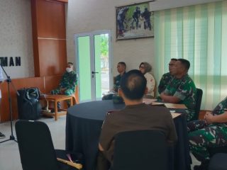 Bertemu Tim Wasev Mabesad, Bupati Polman Ungkap Komitmen Dukung TMMD