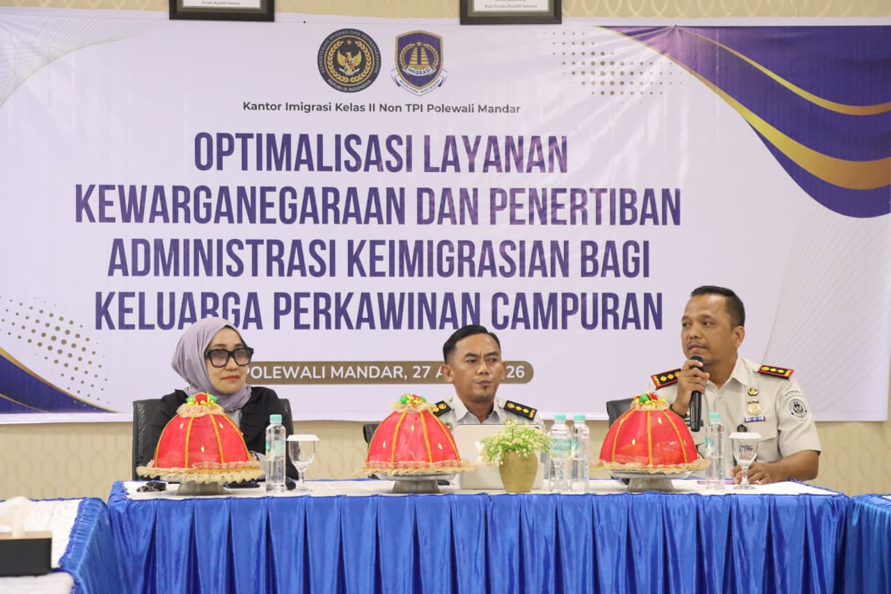Imigrasi Polman Sosialisasi Layanan Keimigrasian-Tertib Administrasi Kawin Campuran